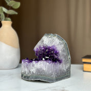 Purple crystal rock, large amethyst cluster for sale