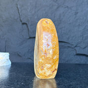 Semiprecious jasper stone, jasper flame