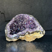Uruguayan Amethyst Geode Cave With Agate Formations