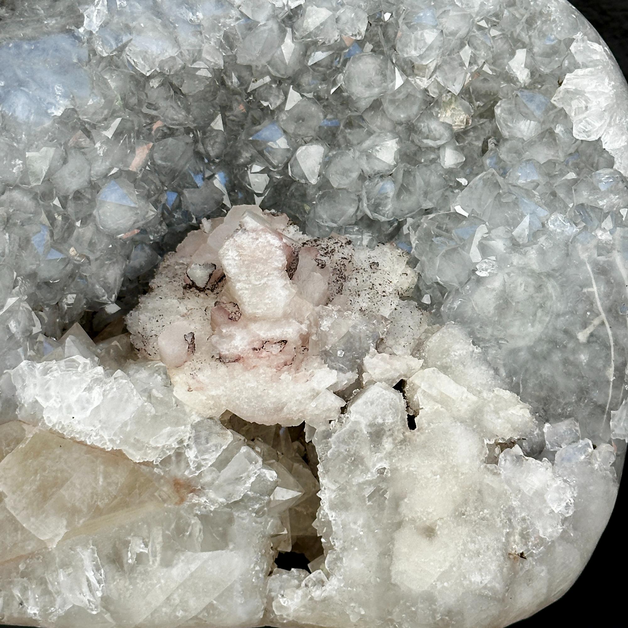 Uruguayan Quartz Geode With Stand For Collectors