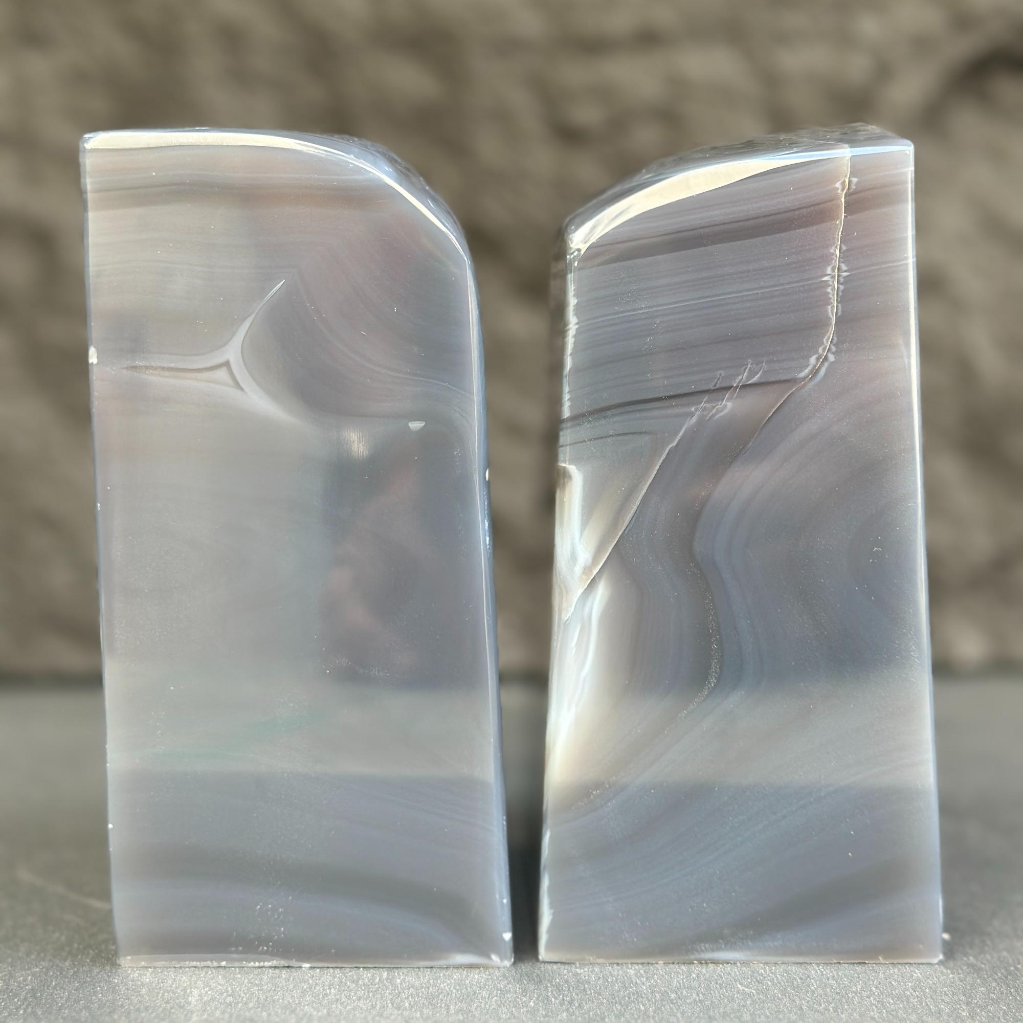 gray bookend set from agate