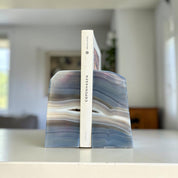 agate bookend set