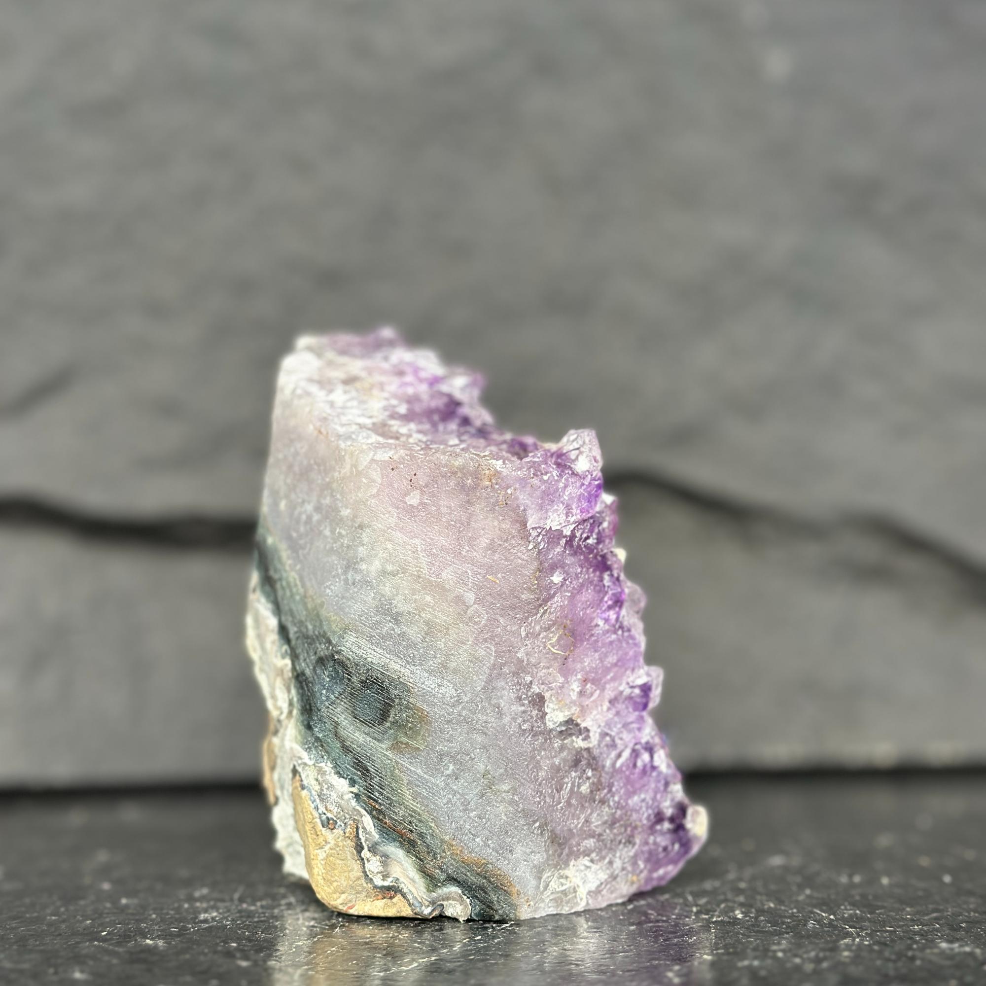 Galaxy Amethyst on sale, extra Large Crystals with calcite