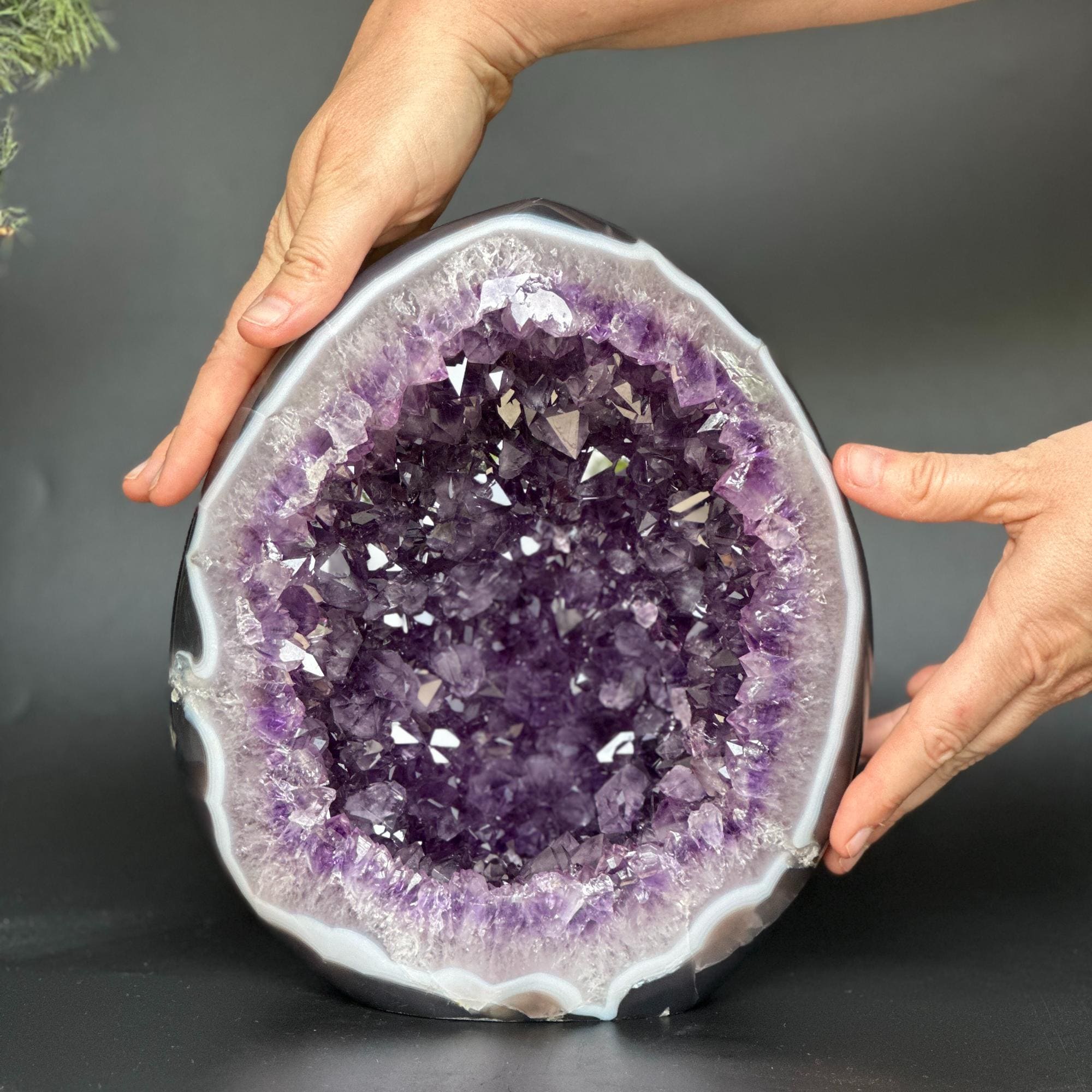 Extra Quality Amethyst Geode Cave, Natural Amethyst crystal
