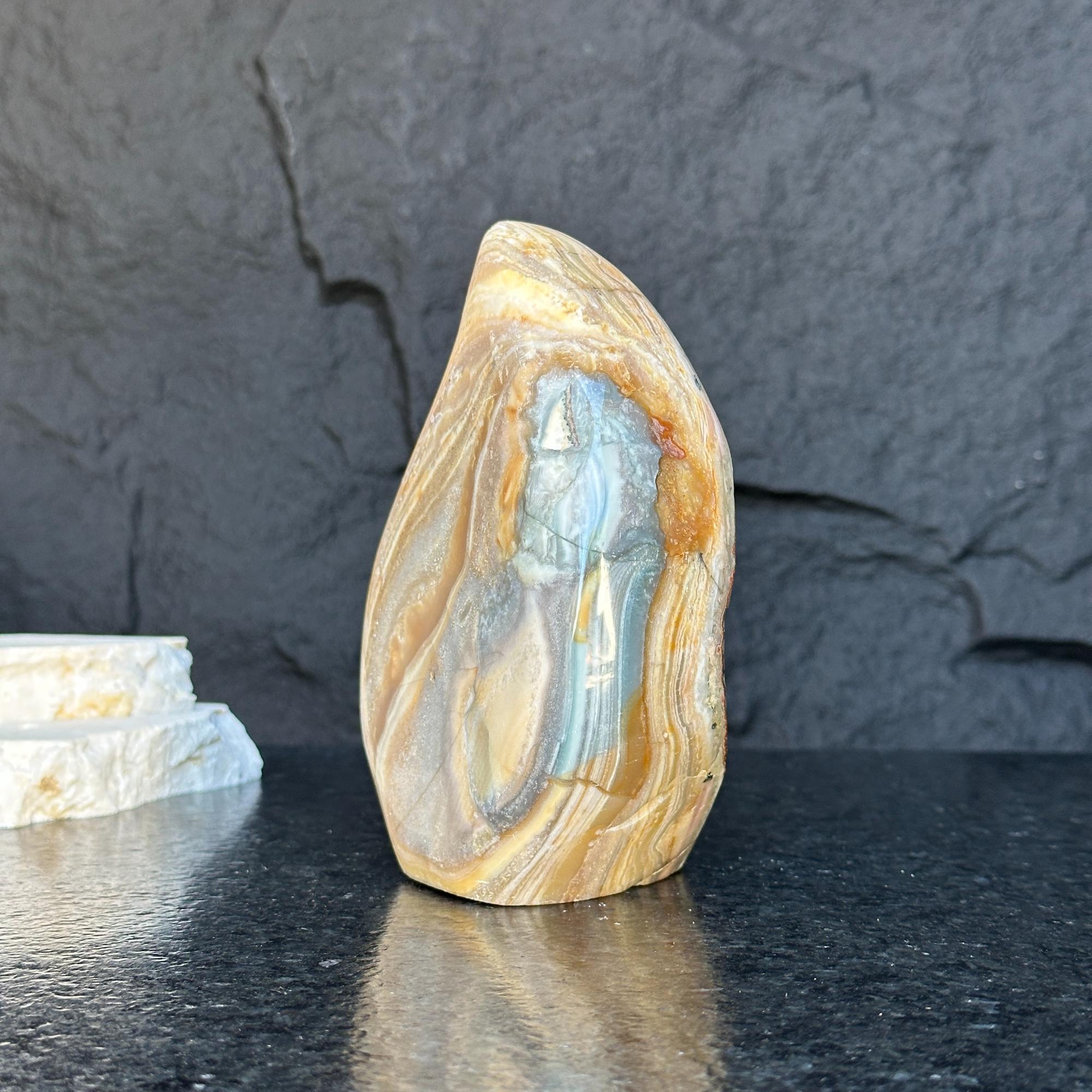 Jasper Stone from Uruguay Flame Shapped Crystals