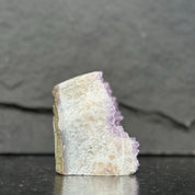 Pink Amethyst geode, Unique crystal cluster, Polished Amethyst stone