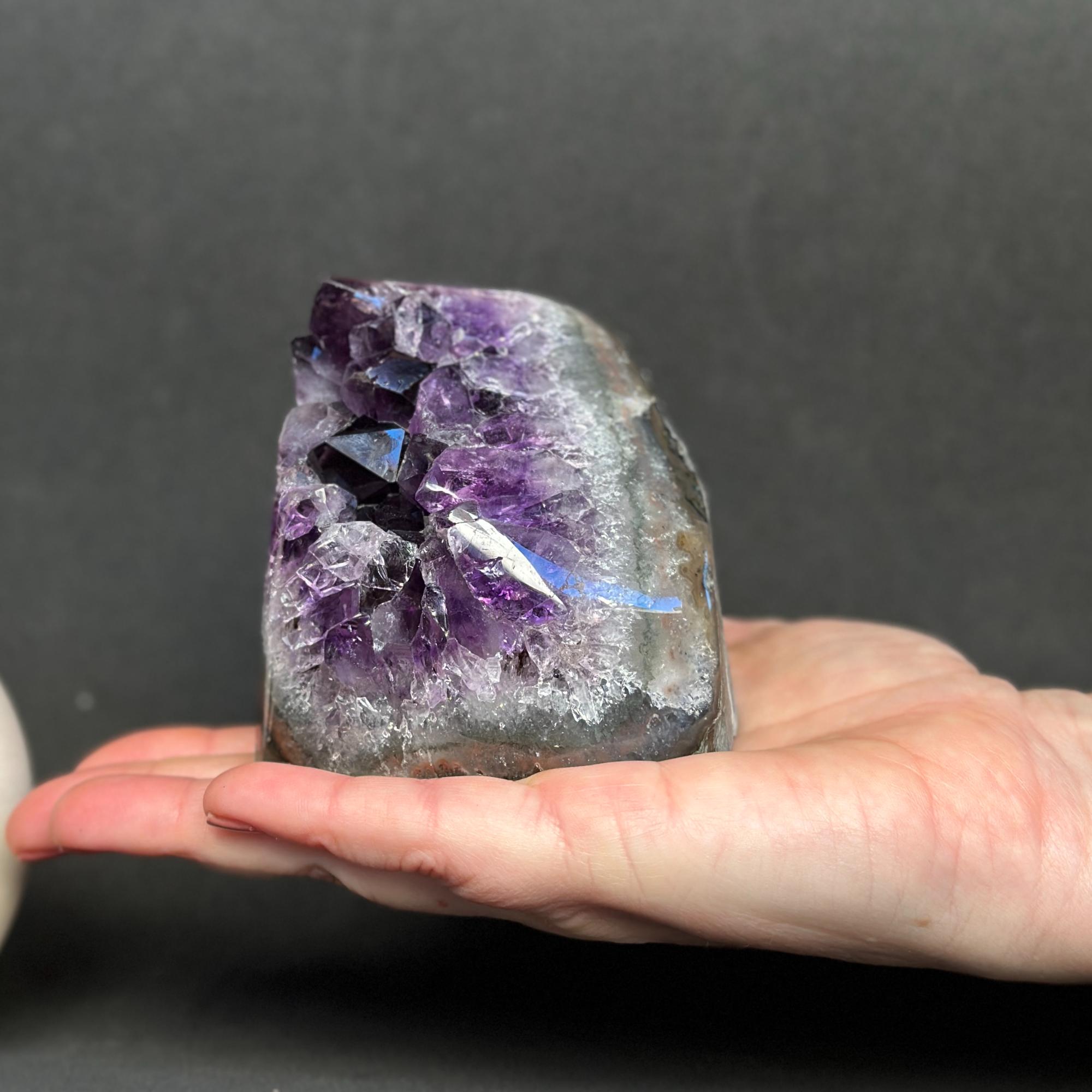 polished amethyst