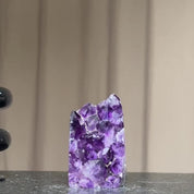 Cut Base Amethyst, Self Standing Crystal Cluster, Free Standing Amethyst