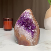 Agate Crystal Flame, perfect housewarming gift for crystal lovers