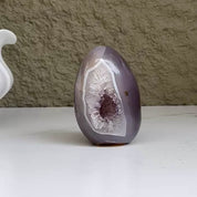 Quartz Crystal Egg Cluster with agate formations, Amazing AAA Quality Geode Cave for collectors