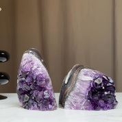 Amethyst set, amethysts for meditation altar