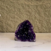 Large crystals Amethyst geode with Agate formations