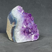amethyst with agate