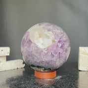 Crystal purple amethyst - Gem stone amethyst sphere