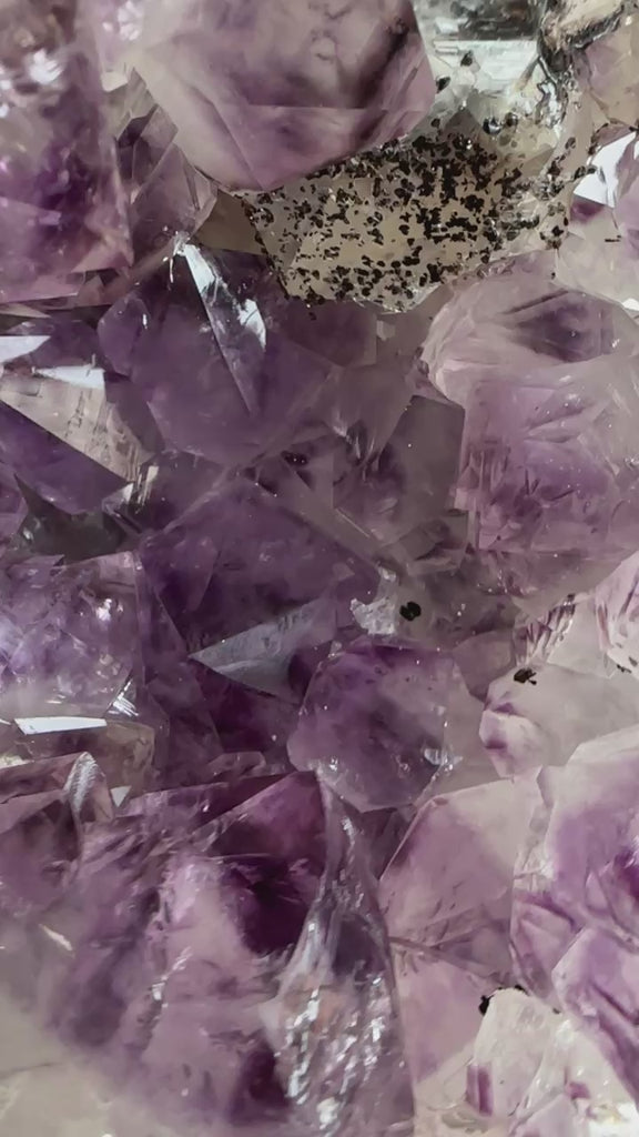 amethyst crystal egg