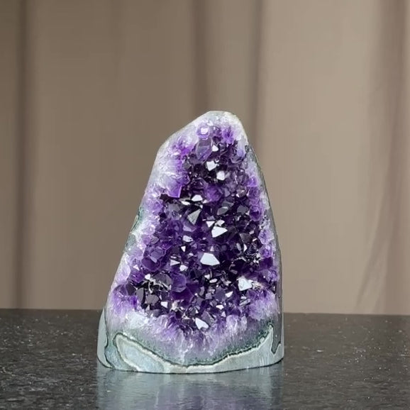 Large amethyst geode with FREE GIFT BOX, Mindfulness gift