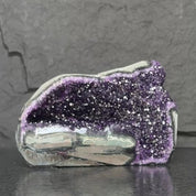 Large Amethyst Geode Cave with Agate edges, Unique Home Decor Crystal, High Quality Quartz, Crystal centerpiece