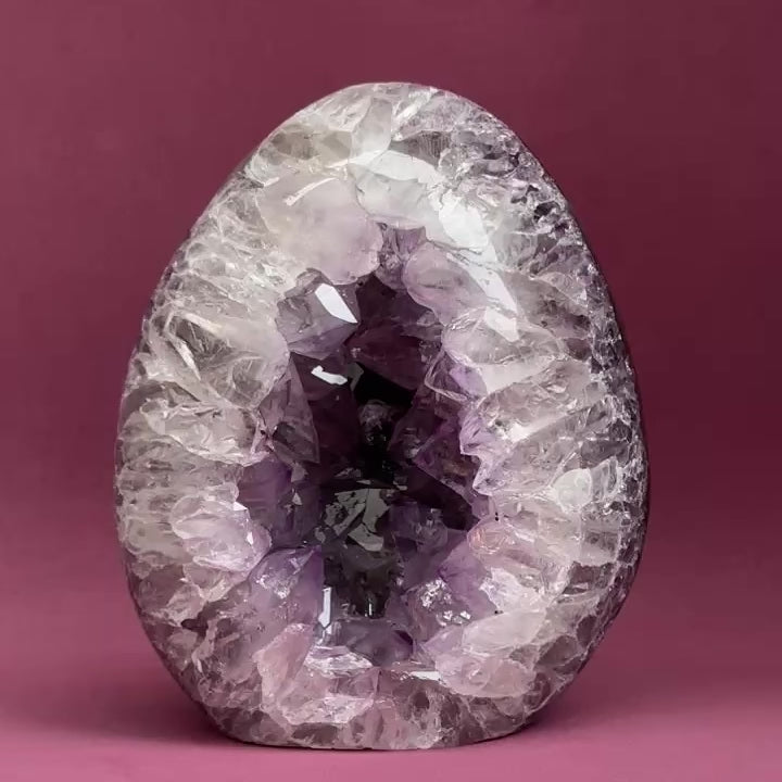 Amethyst Cut Base Crystal, Quartz Geodes, AAA Grade, Amethyst Free Standing Crystal