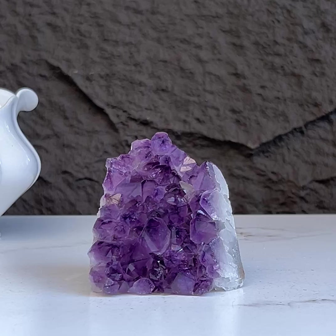 Large crystals, Amethyst geode, Anxiety relief, Stay safe gift