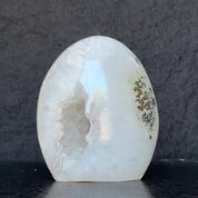 Large Uruguayan Quartz Geode Egg - Statement Crystal Display Piece