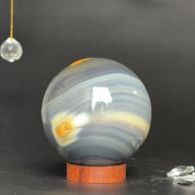 Agate and Jasper Crystal Ball, Amazing crystal sphere, Housewarming gift, Agate Sphere