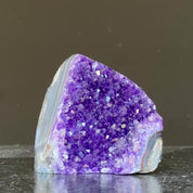 Unique Amethyst Cluster with Agate and Jasper formations, February birthstone, Meditation crystals, Amethyst Geode