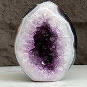 Amethyst Geode With Agate & Quartz