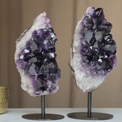 Top Grade Amethyst from Uruguay, Deep Purple and Large Crystals, Stone Decor, Raw amethysts