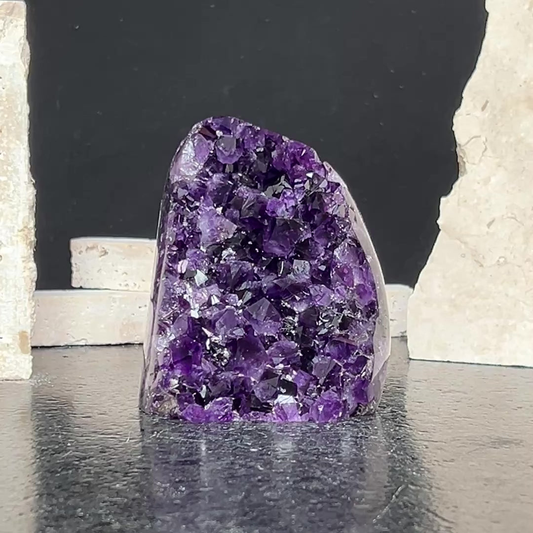2 Lb Amethyst geode with Agate formations
