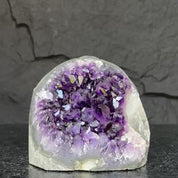 Large Amethyst Crystal Stone, Deep Purple Uruguayan Amethyst Geode , Anniversary Gift for Collectors