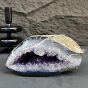 Uruguayan Amethyst & Agate Crystal Geode