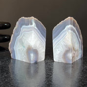 Agate Bookends, Supersized Geode bookends, Premium quality crystals, extra large geode bookends
