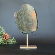 7in XL Natural Jasper With Metal Stand