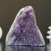 Amethyst with agate formations, amethyst cathedral