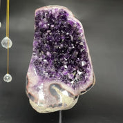 Incredible Statement Amethyst Crystal Piece, Amethyst Geode just for collectors, Extra large (14 in tall) Uruguayan stone