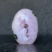 Amethyst Egg, Amethyst Quartz Crystal Cluster with agate formations, Amazing AAA Quality Geode Cave for collectors