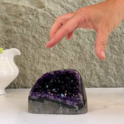 Amethyst raw stone, Cathedral amethyst, large crystal cluster