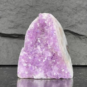 Pink Amethyst geode, Unique crystal cluster, Polished Amethyst stone