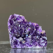 Unique Amethyst Cluster with Agate and Jasper formations, February birthstone, Meditation crystals, Amethyst Geode