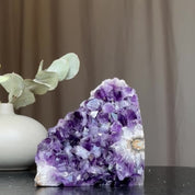 Amethyst geode, amethyst cluster large, anniversary wedding gift