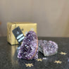 Druzy Crystal Set with 2 pieces, (2 Lb SET), Moon and sparkle crystal cluster stone for home decoration, perfect for mineral collectors