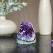 Amethyst raw stone, Unique raw geode, large crystal cluster